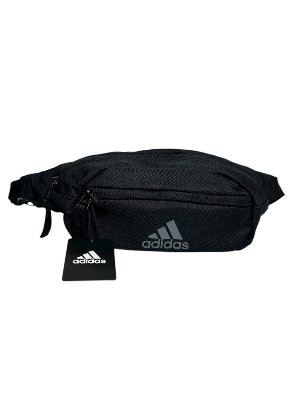 adidas Unisex Rand II Waist Pack Waist‎ Pack, Black/Grey, ONE SIZE